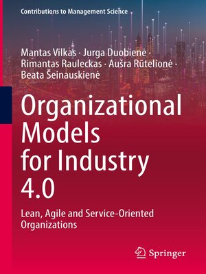 cover image of Organizational Models for Industry 4.0